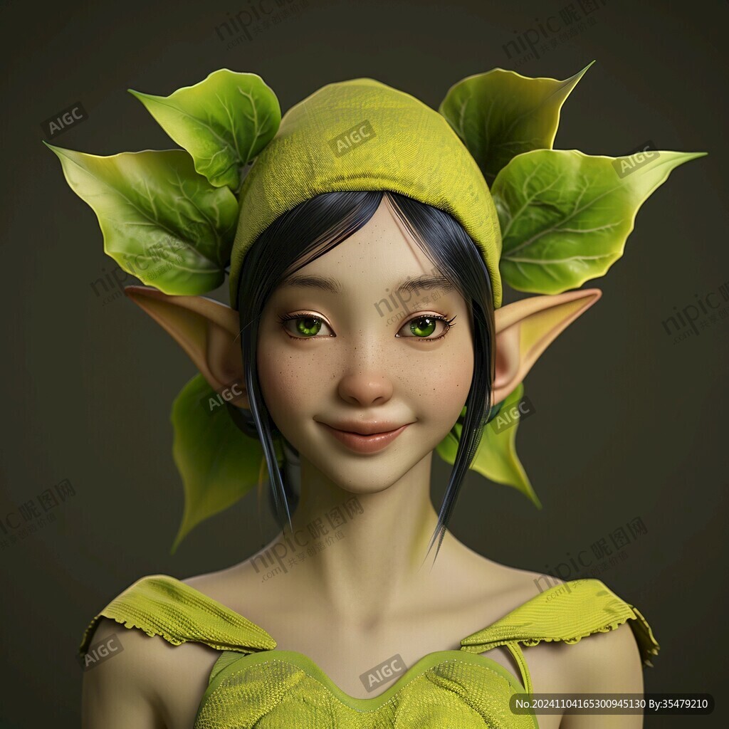 小绿叶女精灵