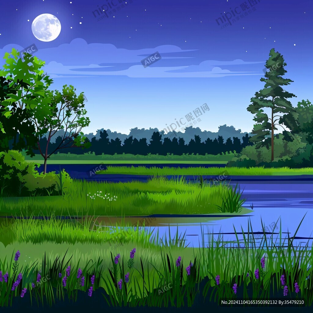 夏季夜景