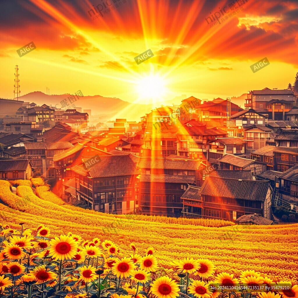 高清旭日东升