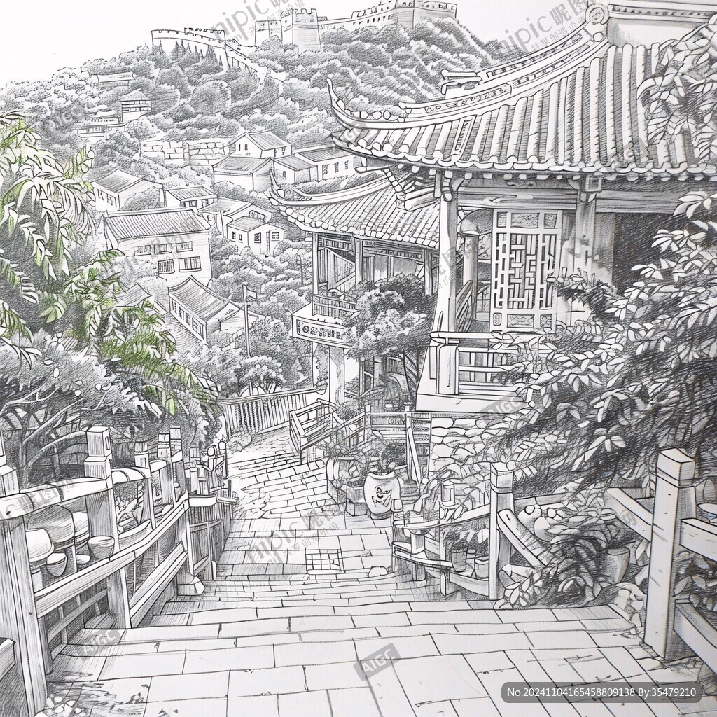 鼓浪屿手绘