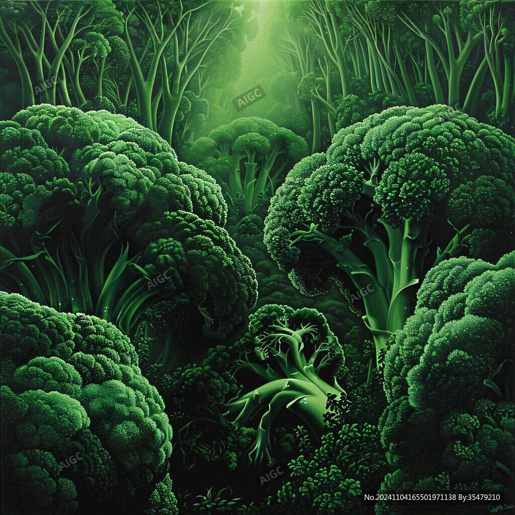 梦幻森林立体画