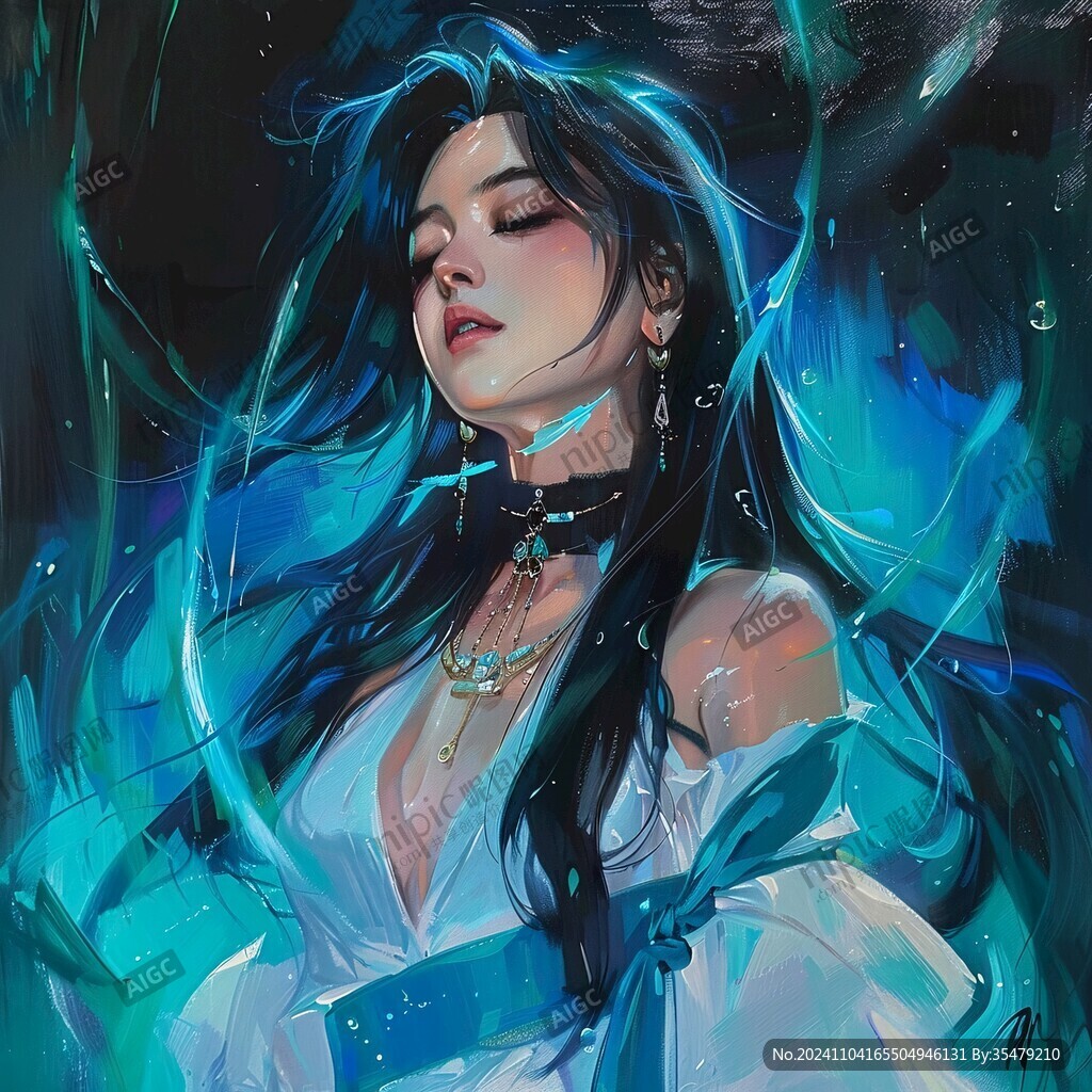 AI创作图板绘人像 厚涂插画 日韩厚涂 原创厚涂 厚涂少女 cg插画 日韩厚涂插画 cg绘画作品 cg绘画 厚涂手绘 半身头像板绘 板绘插画 ...