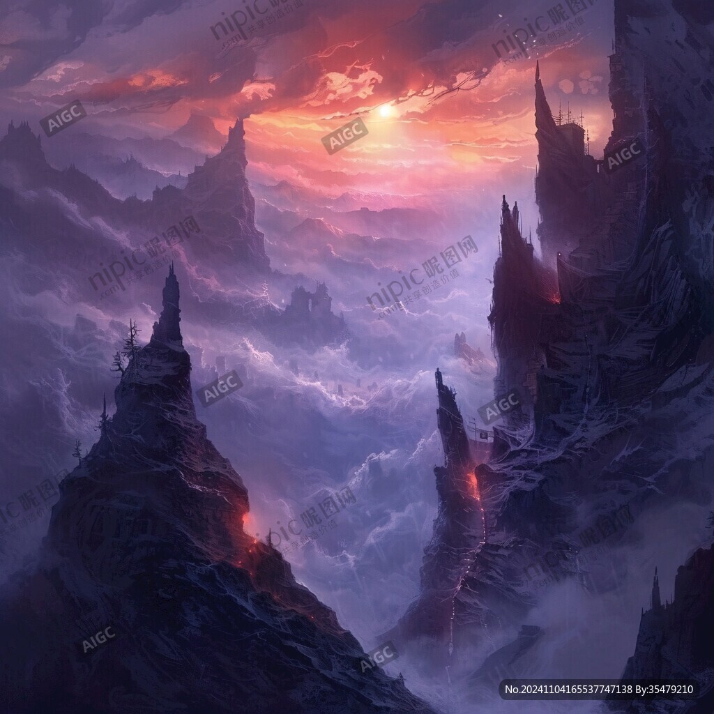 唯美奇幻大山