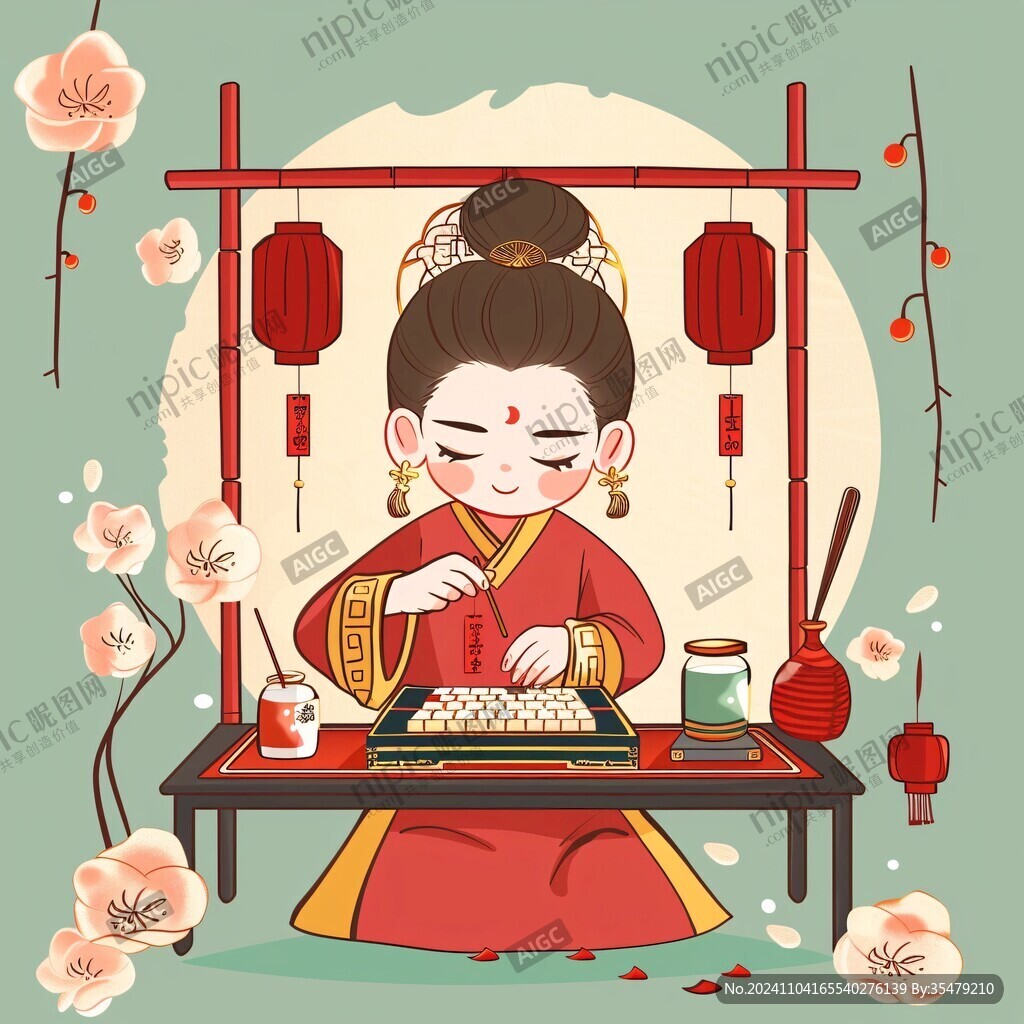 原创状元卡通