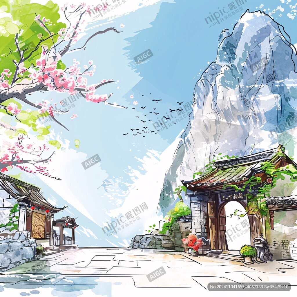 横店手绘