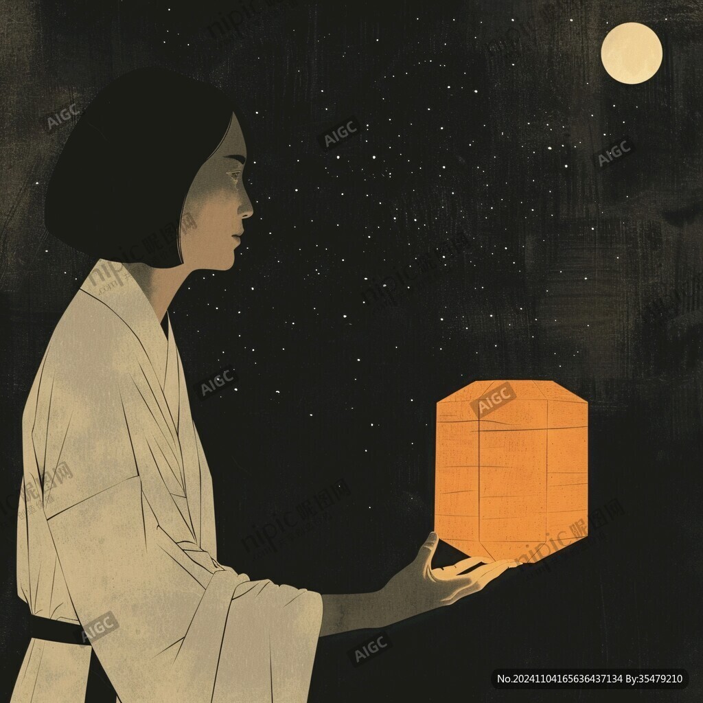 孤独感插画
