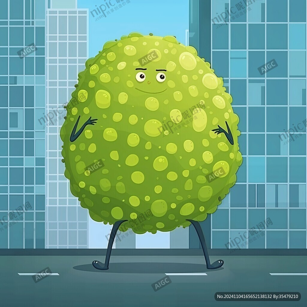绿毛球素材