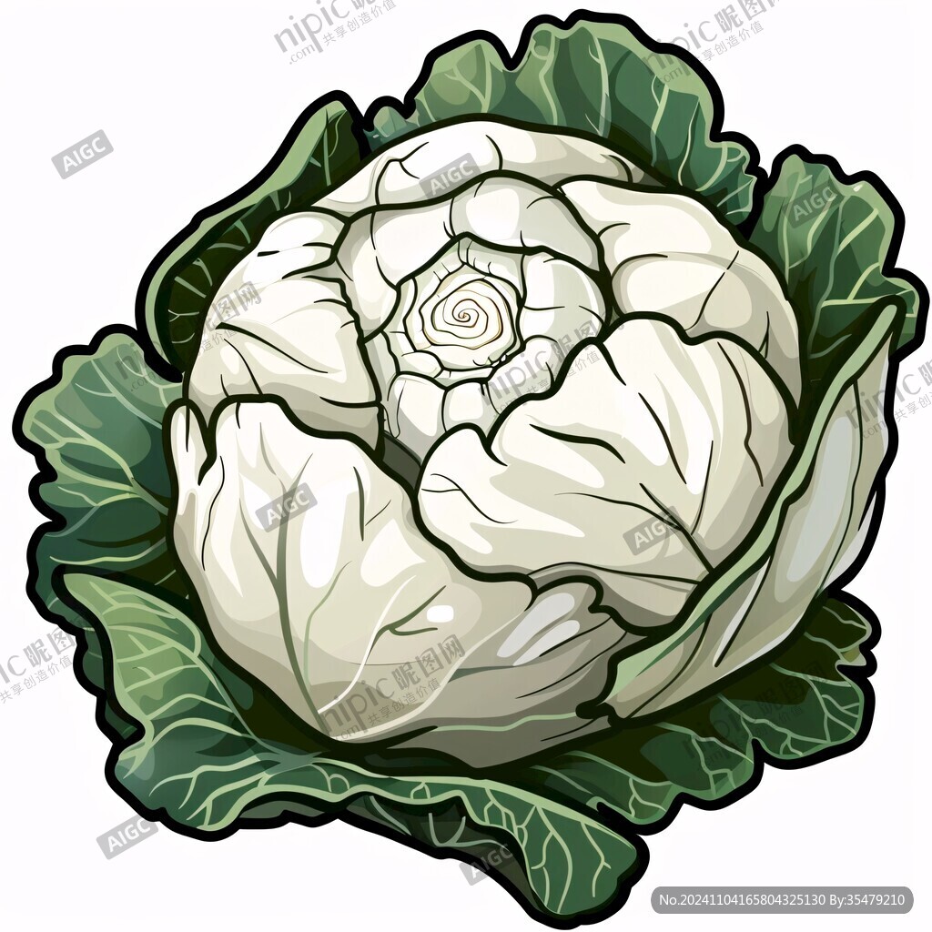 卷心菜插画