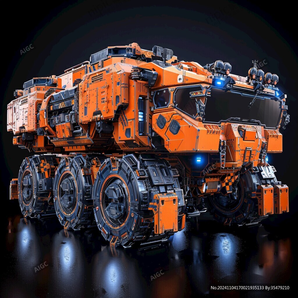 后现代机械科幻未来派