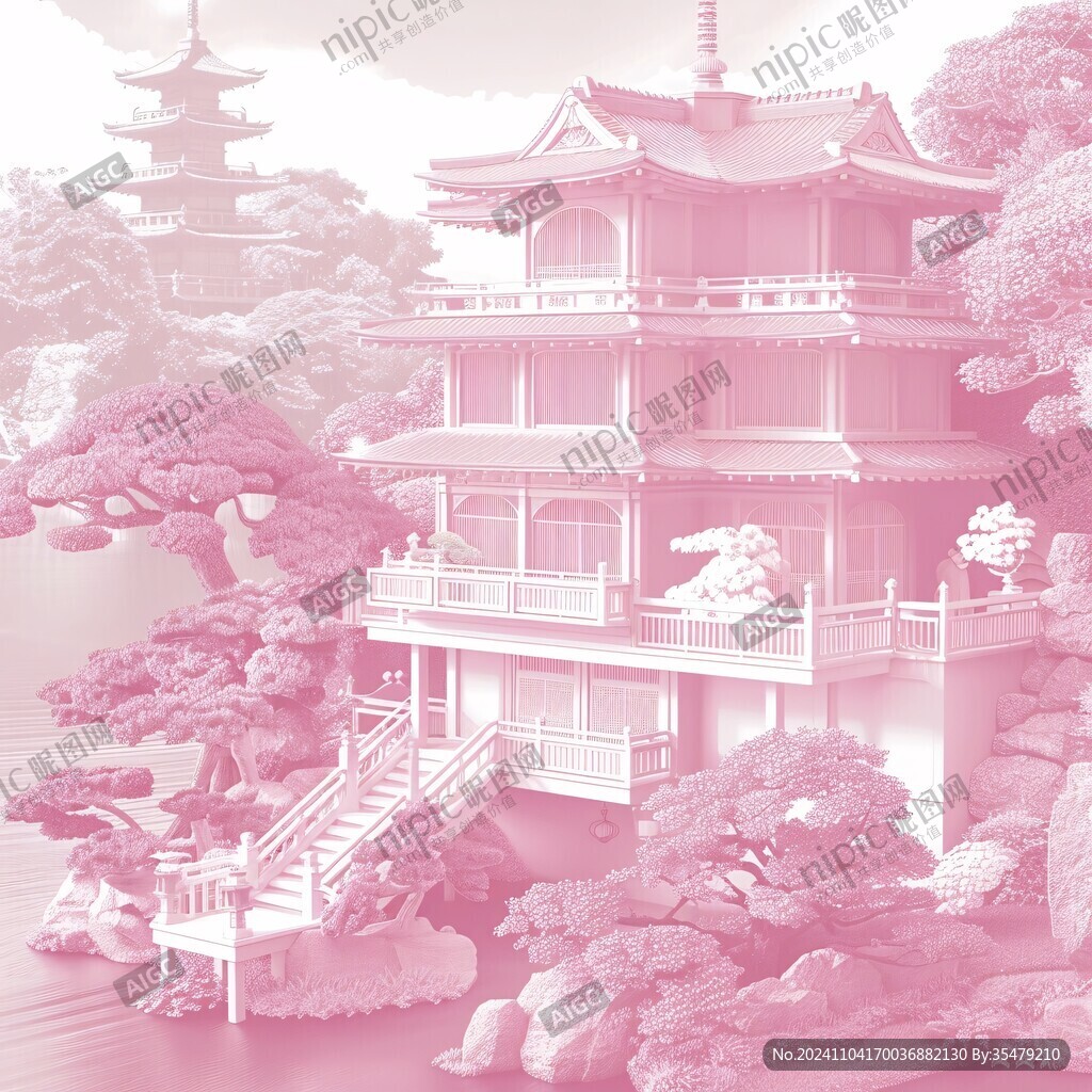 崇安阁插画