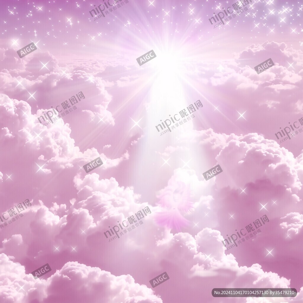 梦幻紫色天空