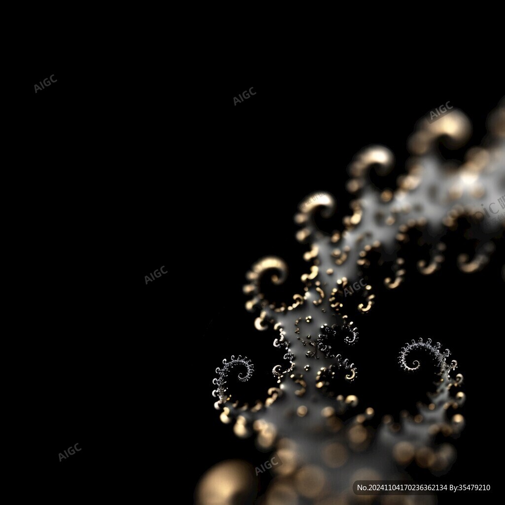 高清简约黑金花
