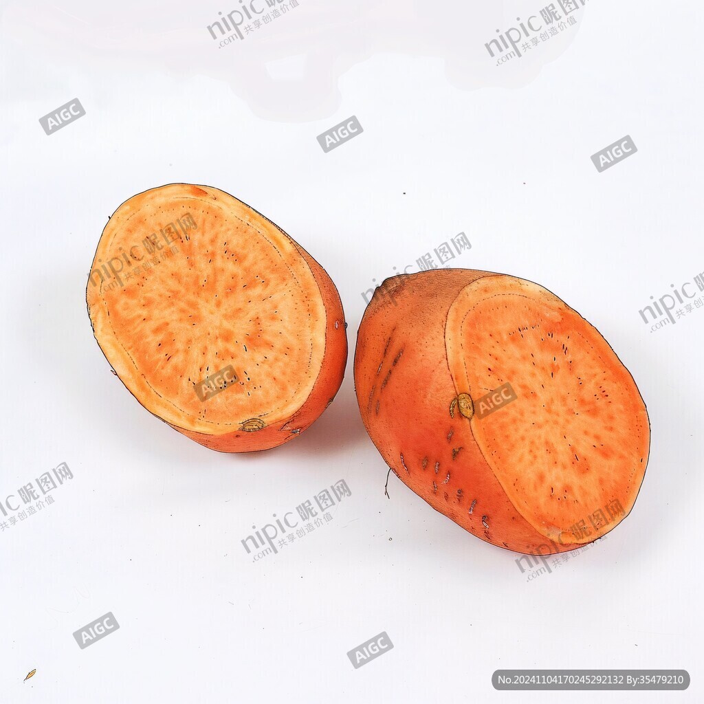 红参果白底图