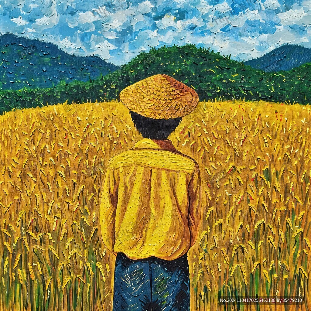努力工作粮食系列作品