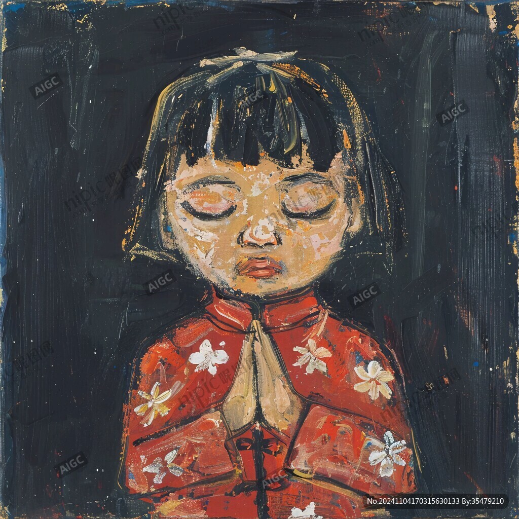 丙烯画人物