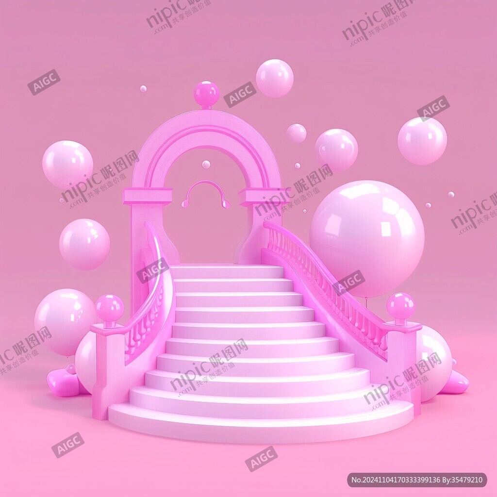 粉色唯美美陈