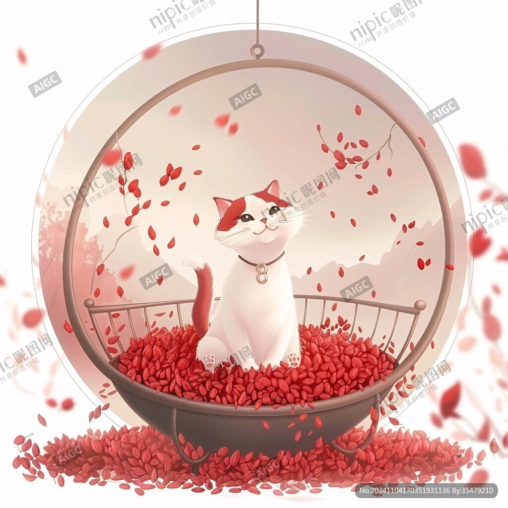 猫粮插画设计