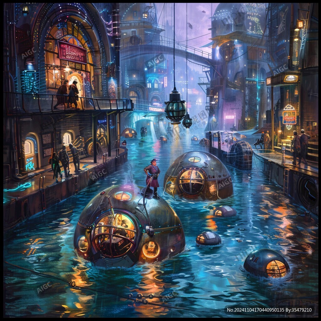 3d立体艺术城市场景