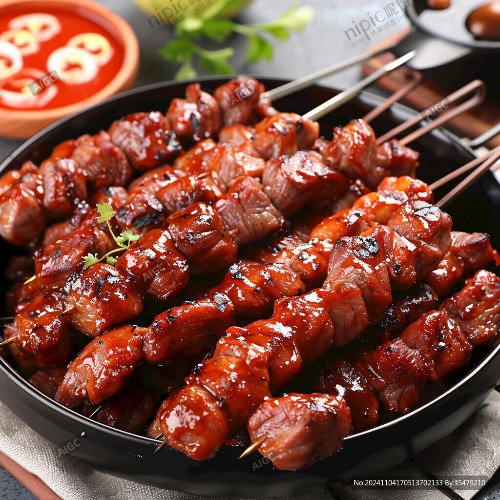 里脊肉串主图