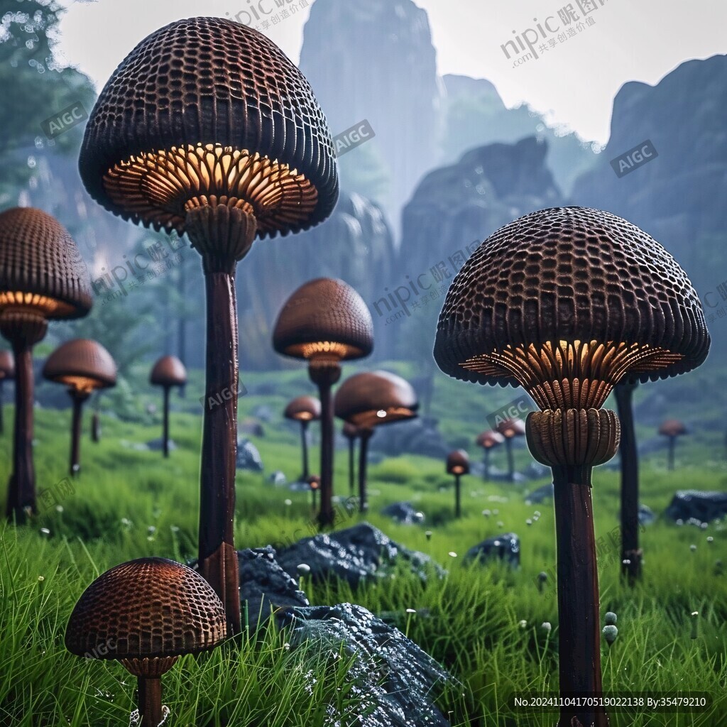 科幻蘑菇