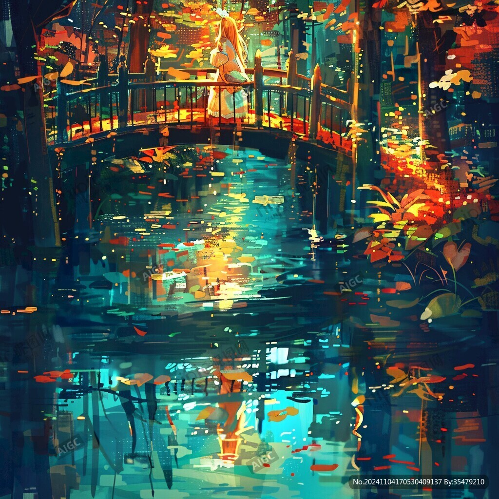 奈何桥插画