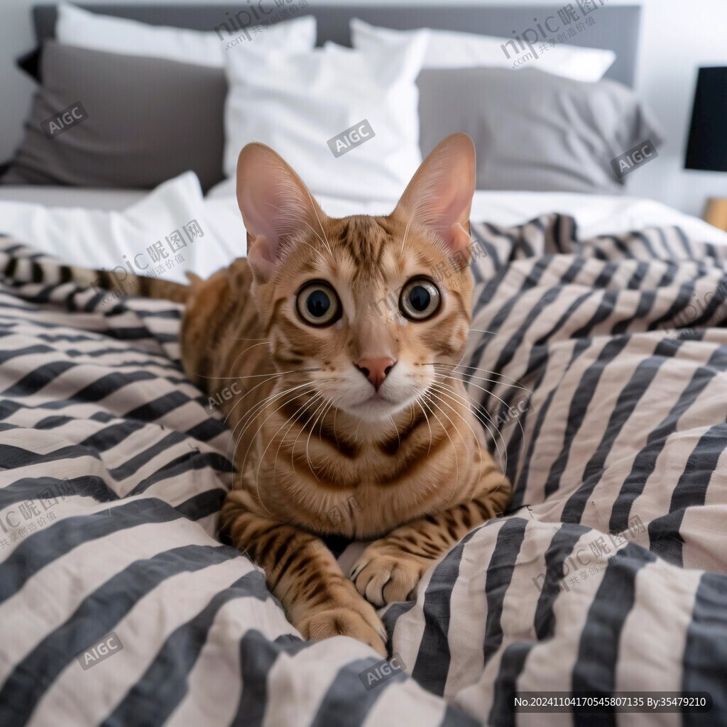 看镜头的橘猫