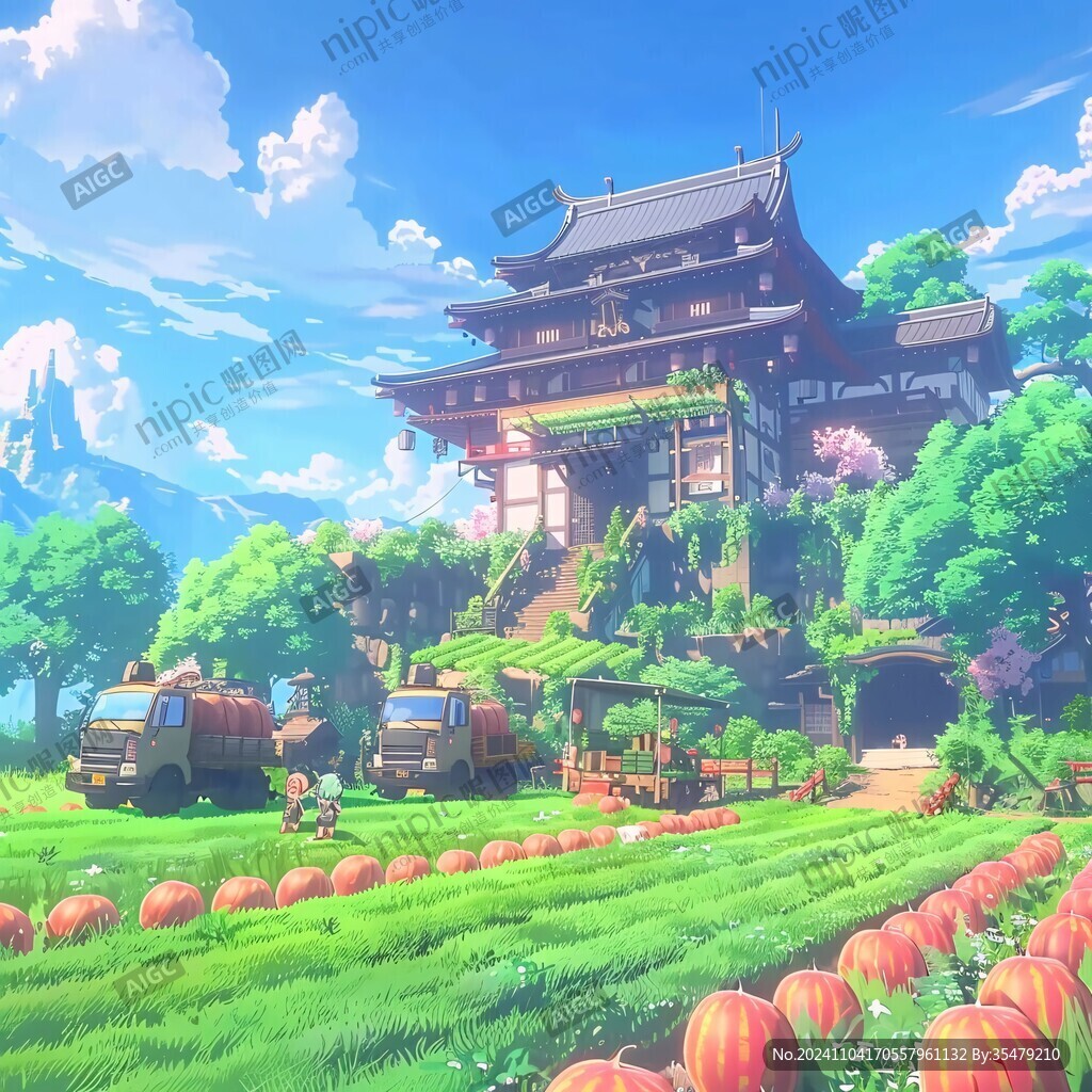 唯美农村场景