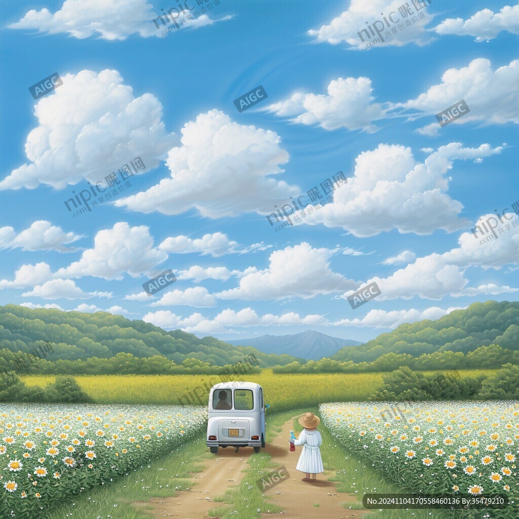 田园浪漫场景
