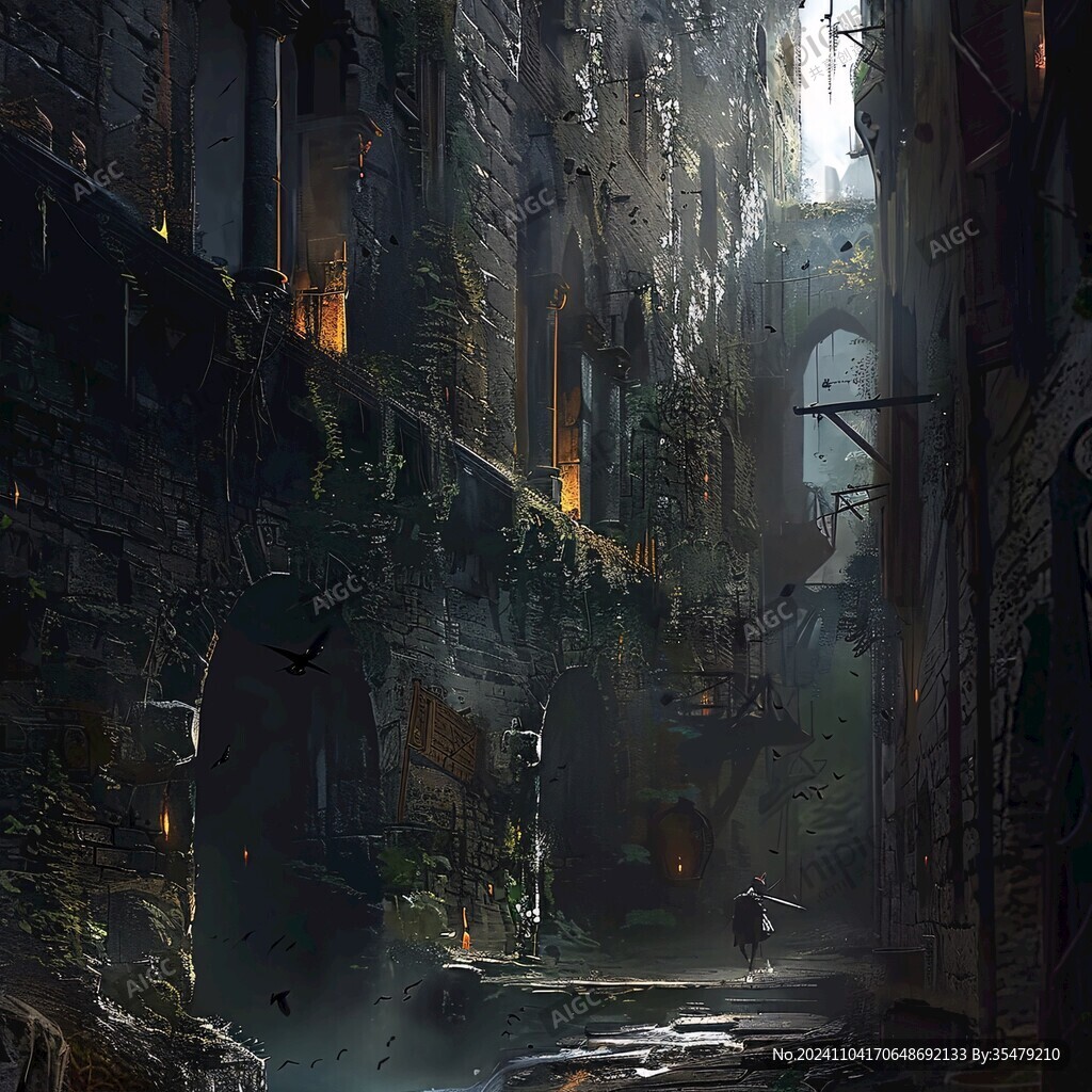 魔幻场景插画