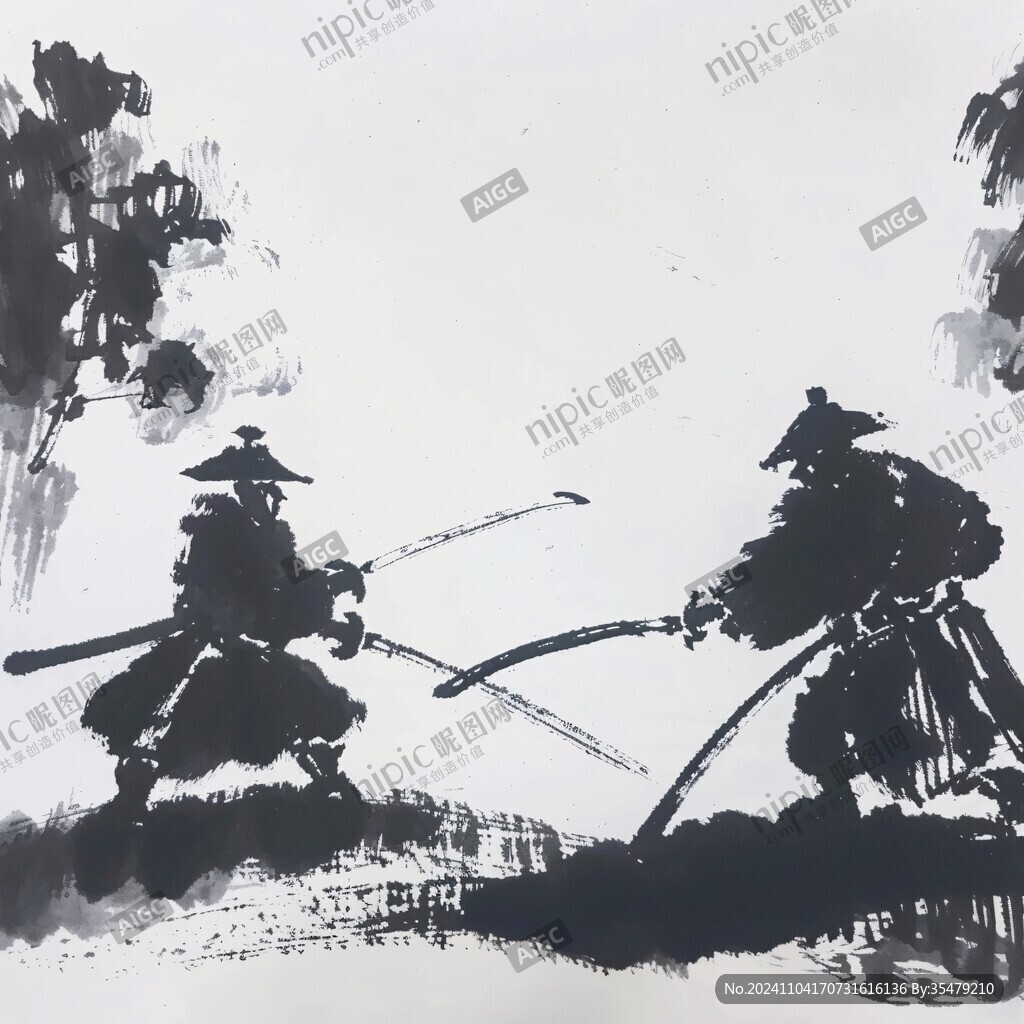 文人水墨抽象
