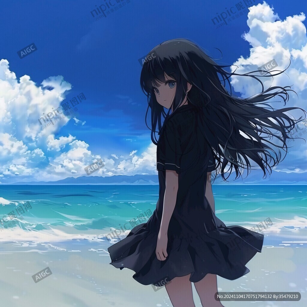 动漫海边
