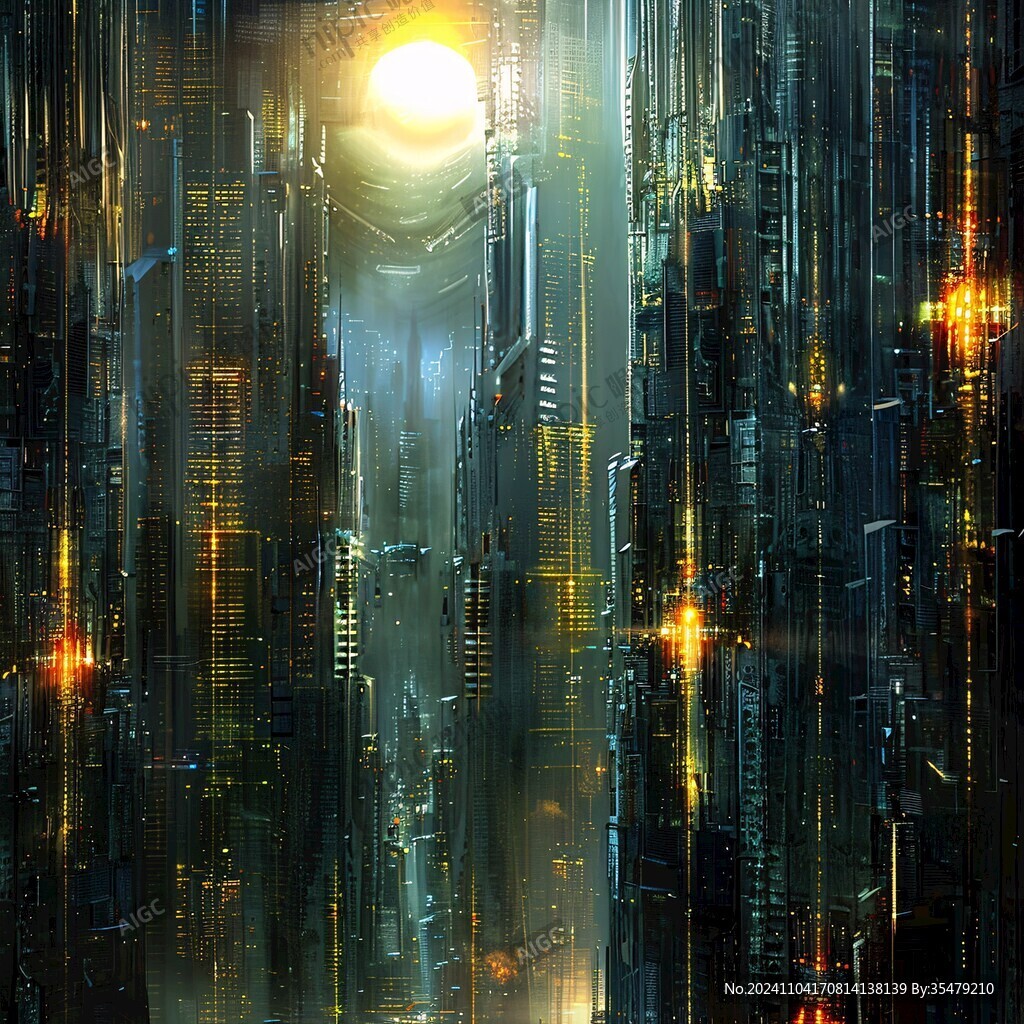 数字艺术城市景观