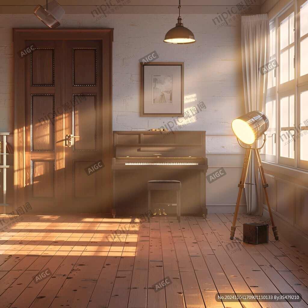 黄色室内暖光太阳光