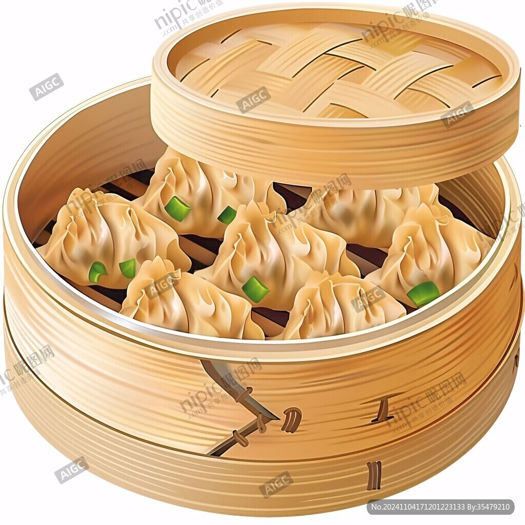 小笼包素材
