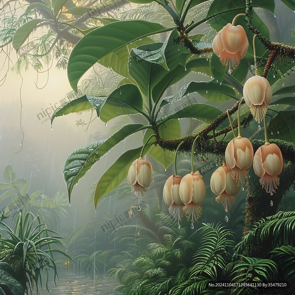 热带雨林插画