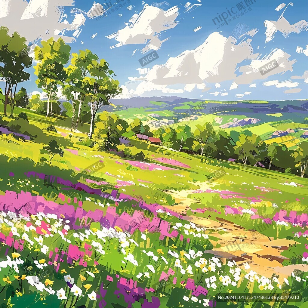 草地原画