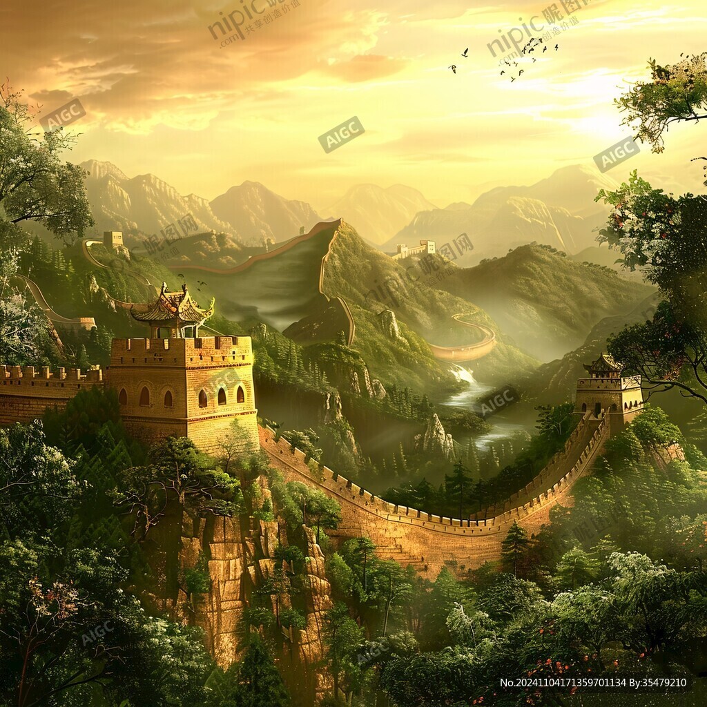 欧美风格长城