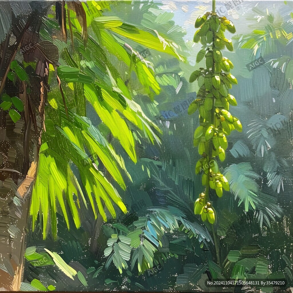 雨林插画
