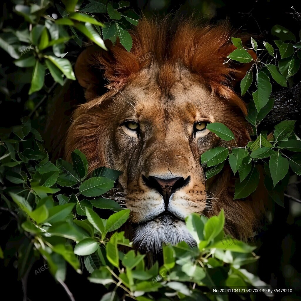 狮头狮子王动物头像