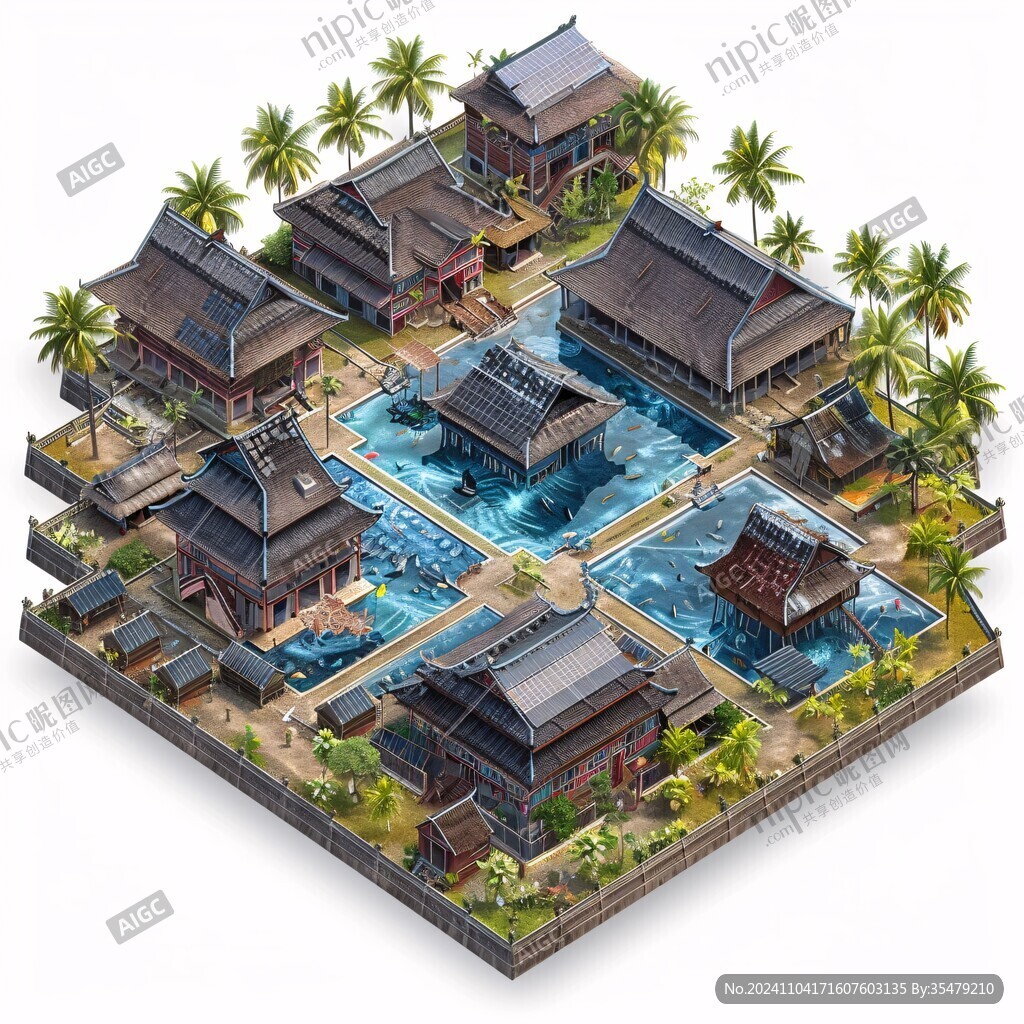 水上场景建模