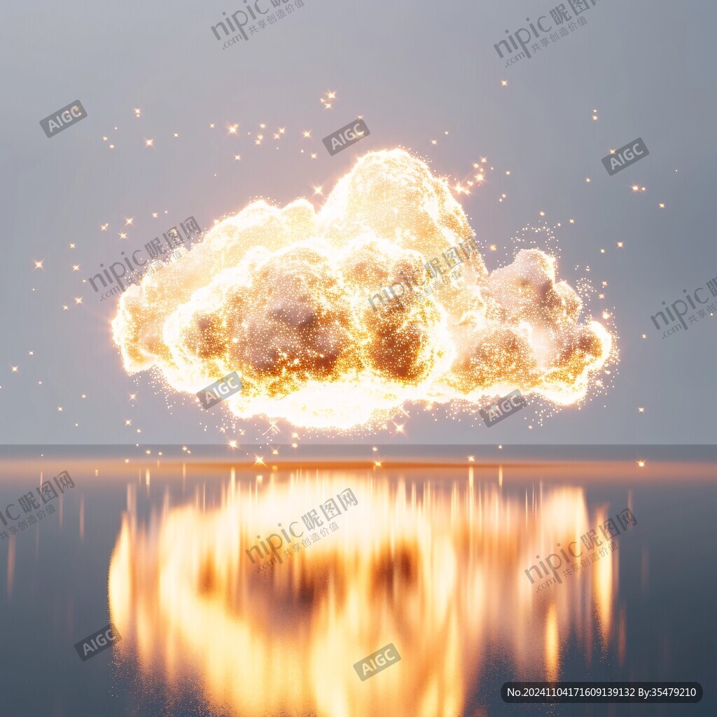 3d云海悬浮小岛