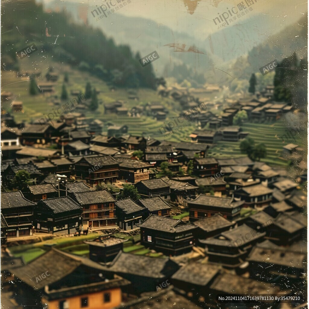 苗寨模型