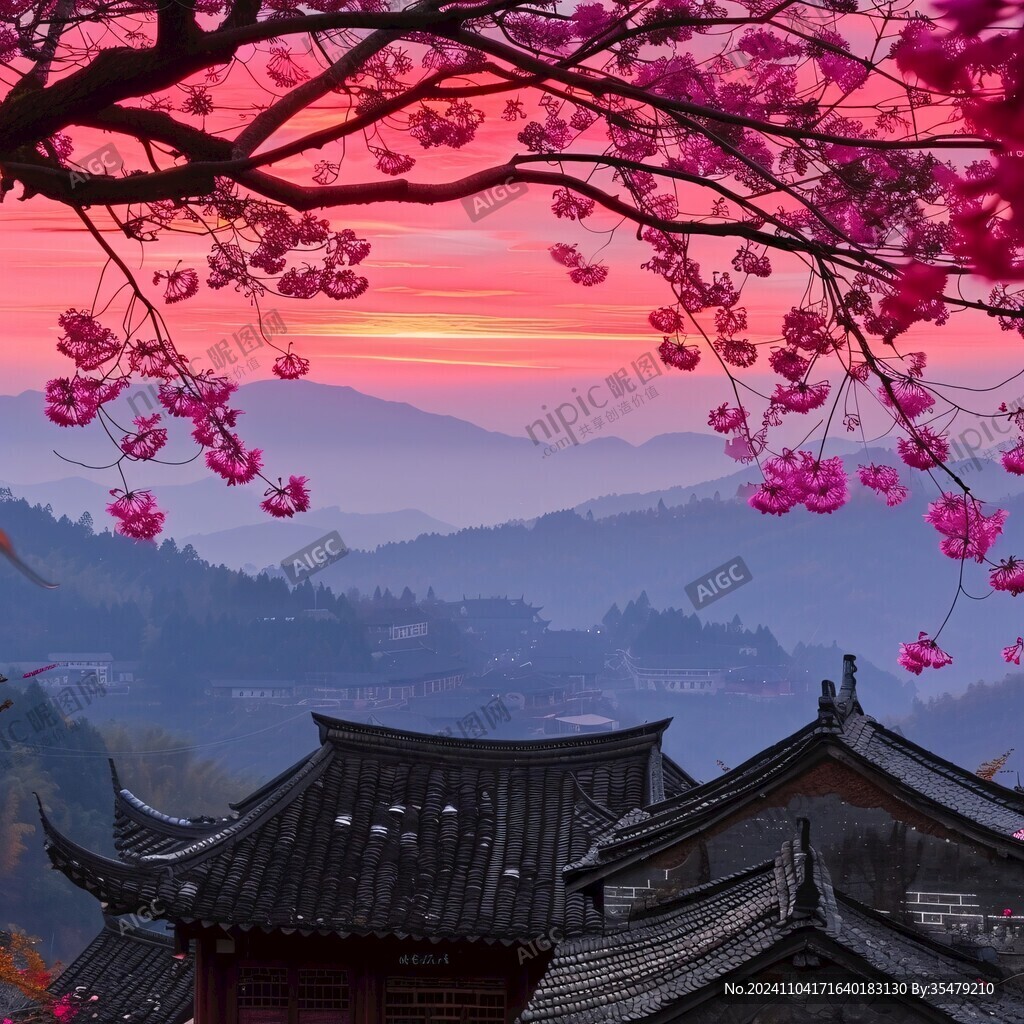 古城桃花