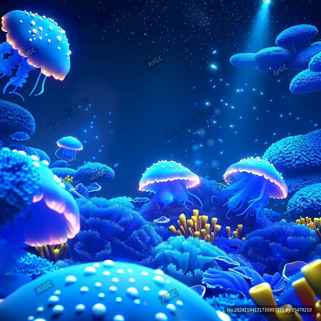 海底世界3d立体背景