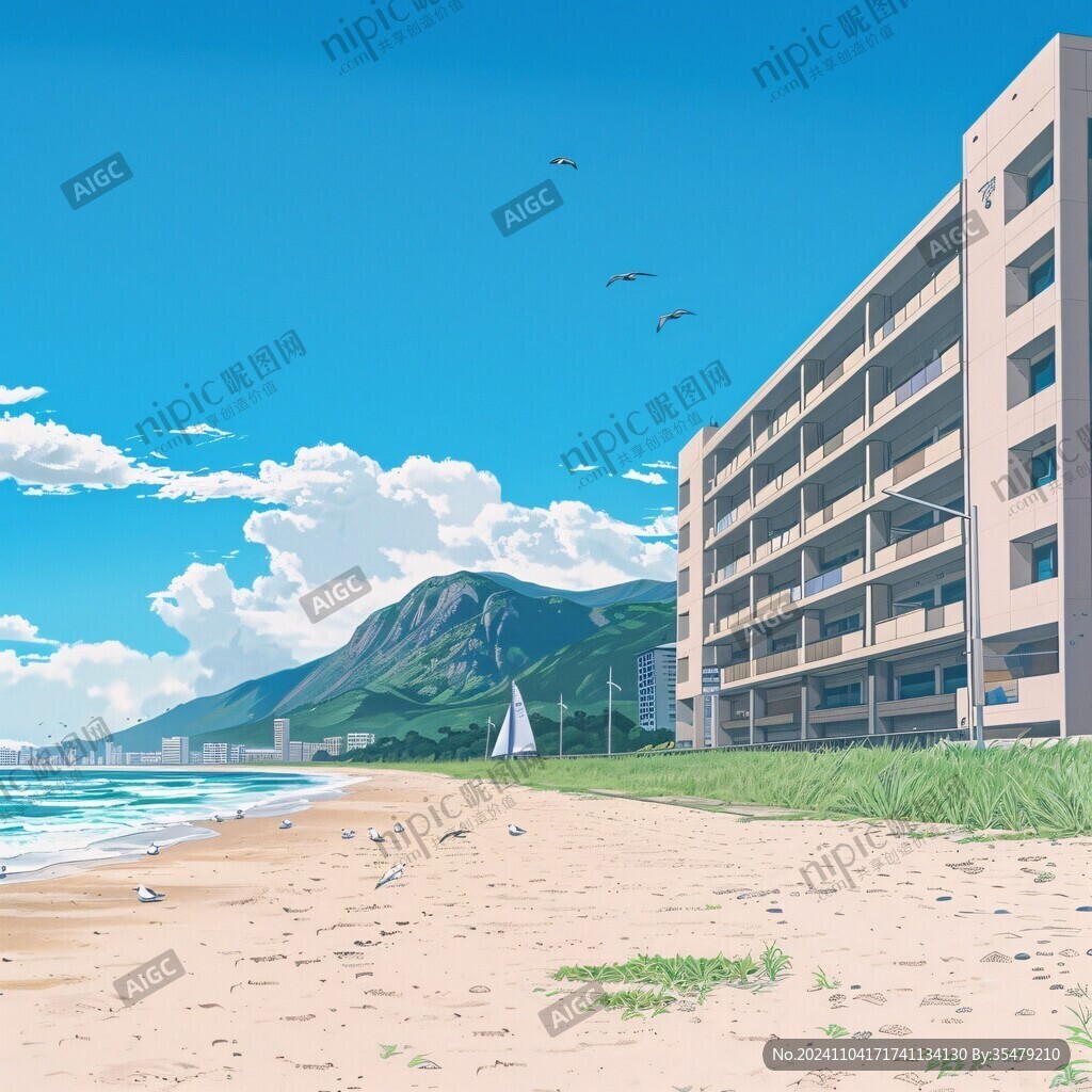 动漫海边