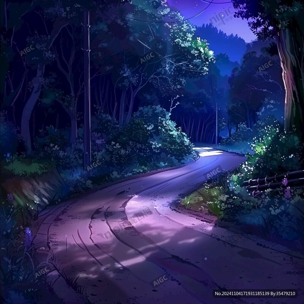 动漫场景插画