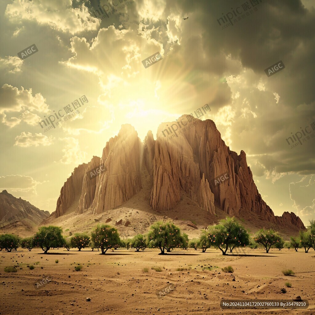 大漠自然风景