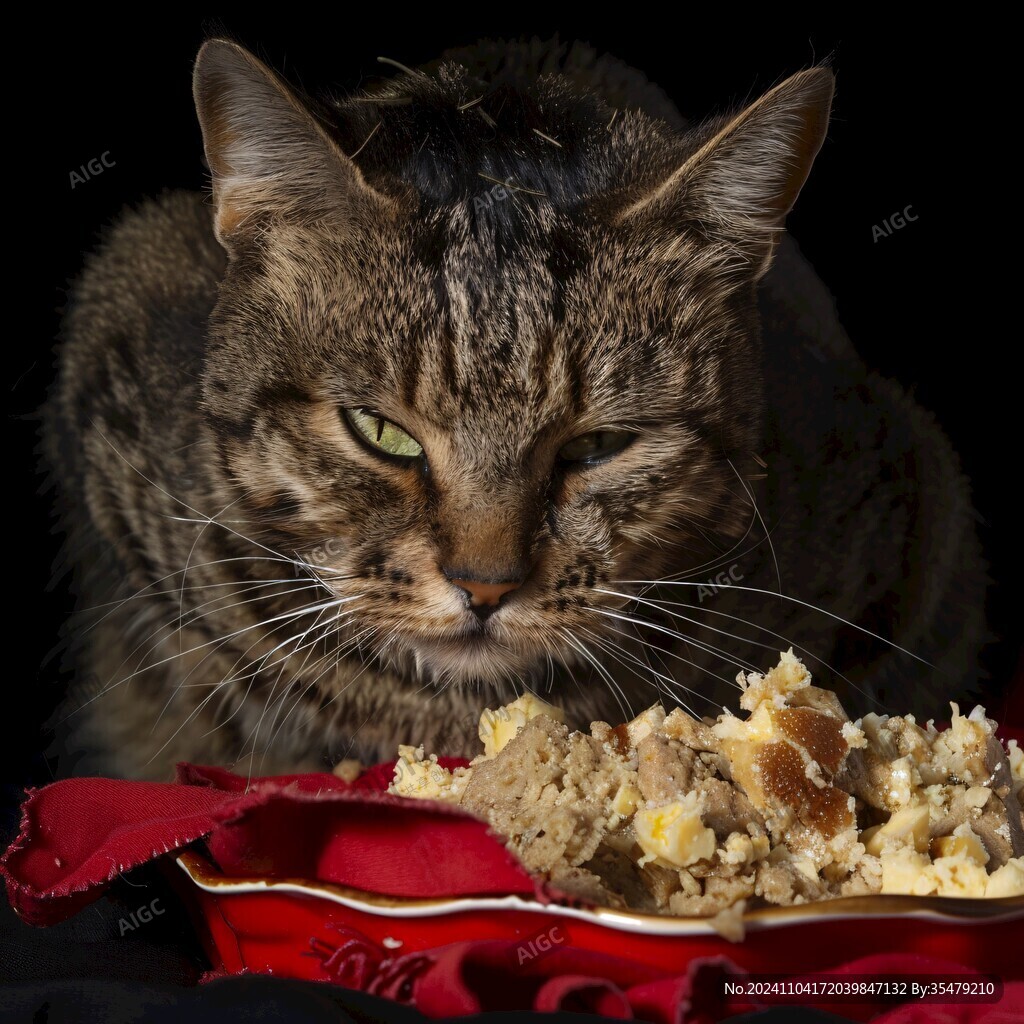 猫和食物