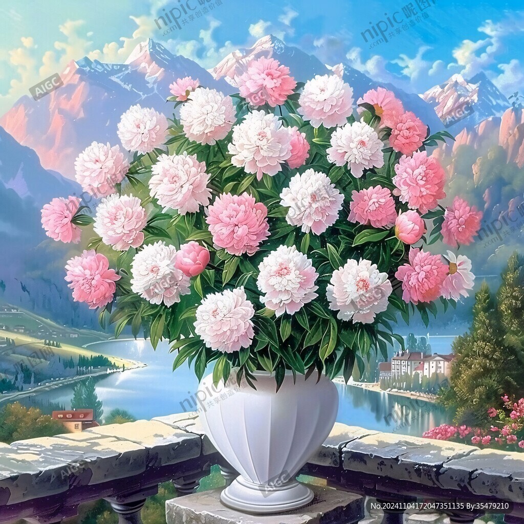 3d立体花卉油画