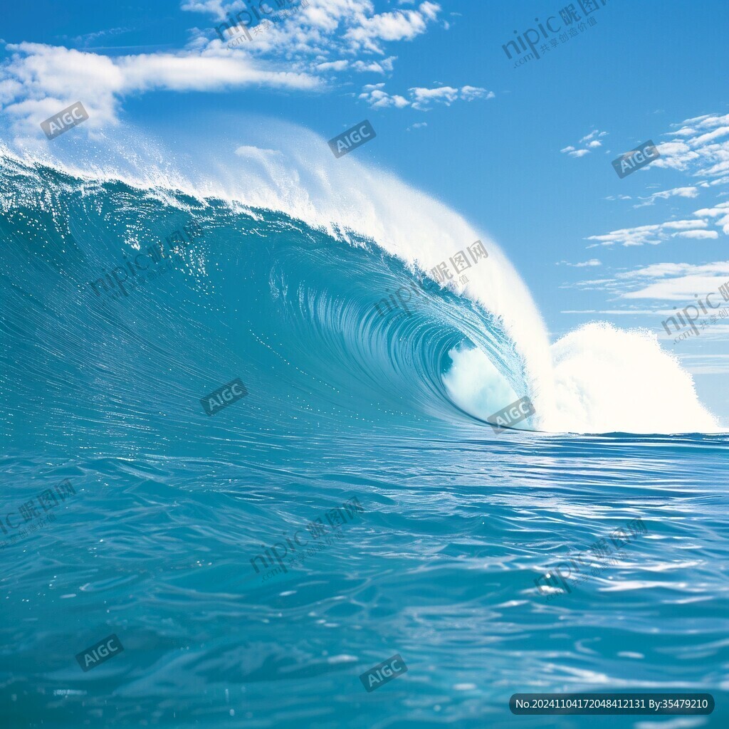 浪花高清背景